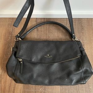Kate Spade Black Pebbled Leather Purse